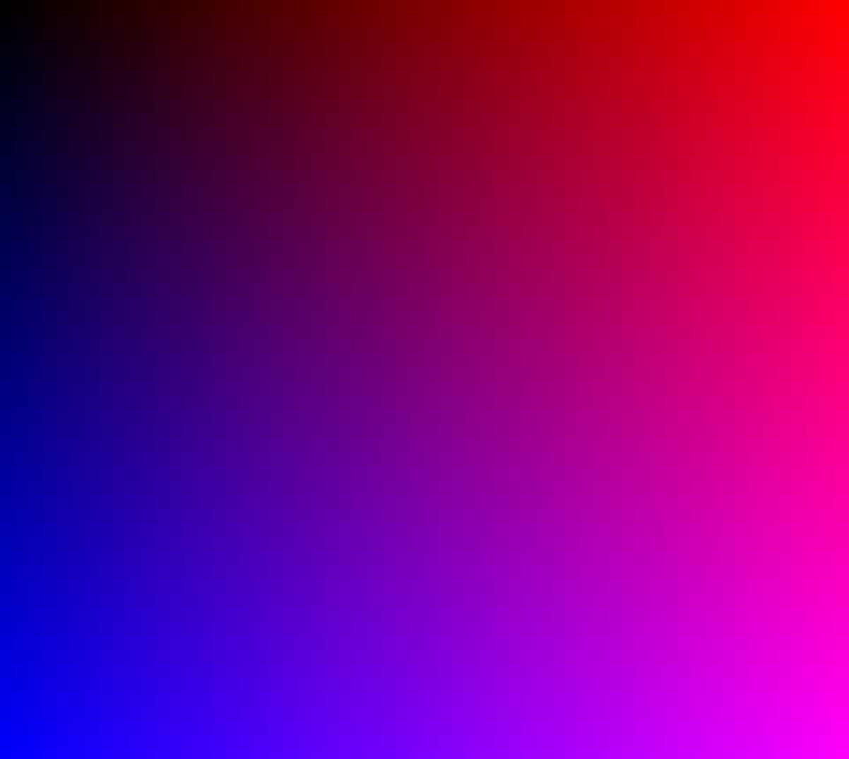 a 2D gradient from red to blue and from light to dark